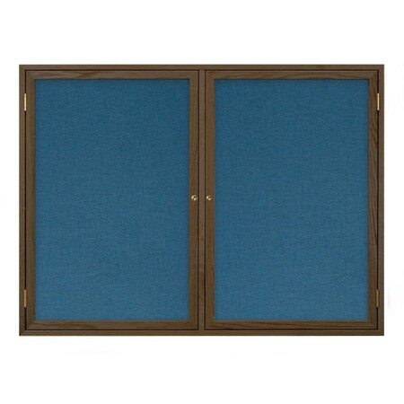 United Visual Products Open Faced Traditional Corkboard, 60x36" UV643A-GOLD-FORBO